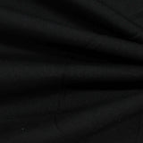 Cotton Polyester Knit Fabric, 170 gsm, 147 cm — Black — photo 2