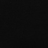 Polyester Viscose Chunky Knit Fabric, 340 gsm, 155 cm — Black — photo 2