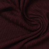 Polyester Viscose Rib Knit Fabric, 310 gsm, 175 cm — Red — photo 2