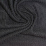 Viscose Polyester Stretch Rib Knit Fabric, 180 gsm, 155 cm — Grey — photo 2