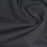 Brushed Polyester Cotton French Terry Fabric, 300 gsm, 193 cm — Navy — photo 2