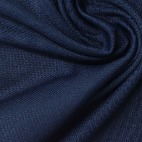 100% Polyester Interlock Knit Fabric, 120 gsm — Navy