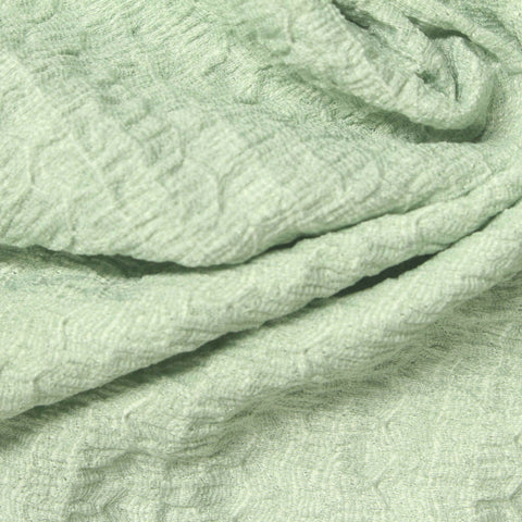 Green Honeycomb Lace, Polyester