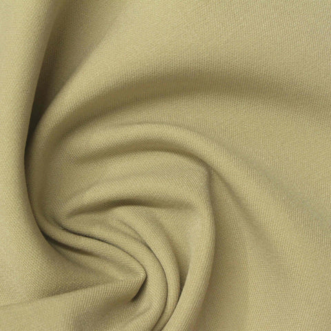 Polyester Viscose Stretch Woven Fabric, 320 gsm, 145 cm — Khaki