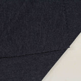 Dark Blue Marl Jersey Knit, Cotton-Poly — photo 2
