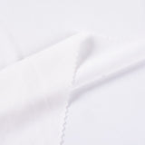 100% Polyester Interlock Knit Fabric, 110 gsm, 165 cm — White — photo 2