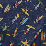 100% Cotton Poplin Fabric, 100 gsm, 150 cm — Navy — photo 2