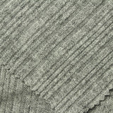 Grey Heathered-Marl Rib Knit, Viscose-Poly — photo 2