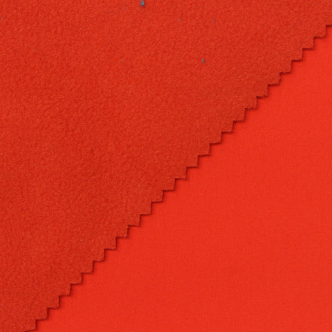 Polyester Stretch Fleece Fabric, 300 gsm, 148 cm — Red