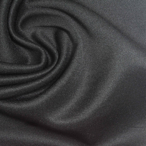 Dark Grey Heathered-Marl Scuba Knit, Poly-Viscose, 280 gsm