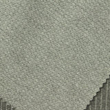 Light Grey Vertical-Stripe Interlock Knit, Polyester — photo 2