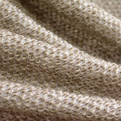 Beige Marl Chunky Knit, Acrylic-Poly