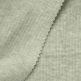 Heather Polyester Cotton French Terry Fabric, 320 gsm, 180 cm — Grey — photo 2