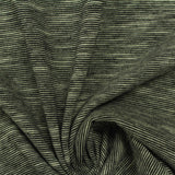 Dark Grey Horizontal-Stripe Jersey Knit, Cotton — photo 2