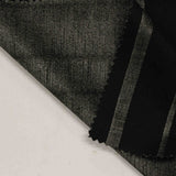 Black Vertical-Stripe Ponte Knit, Poly-Viscose — photo 2