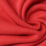 Brushed Cotton Polyester Knit Fabric, 285 gsm, 165 cm — Red — photo 2