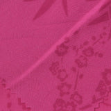 Fuchsia Floral Jacquard, Polyester — photo 2