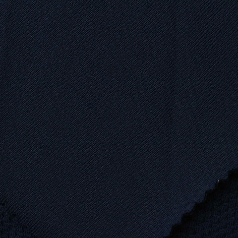 Polyester Stretch Knit Fabric, 223 gsm — Navy
