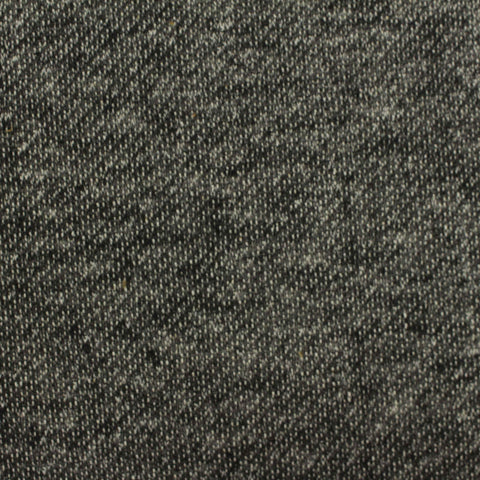 Dark Grey Heathered-Marl French Terry, Poly-Cotton, 225 gsm