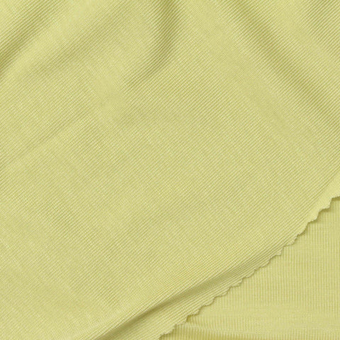 Tencel Lyocell Acetate Stretch Rib Knit Fabric, 150 gsm, 155 cm — Green