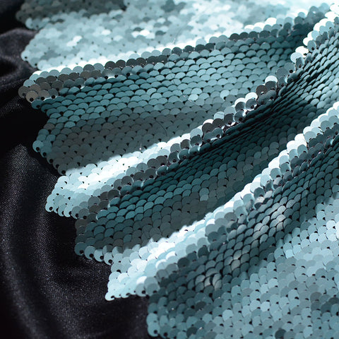 100% Polyester Knit Fabric, 110 cm — Blue