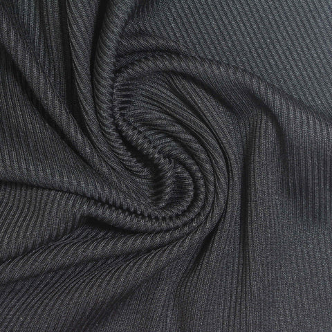 Black Rib Knit, Polyester