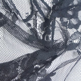Black Floral Lace, Nylon-Cotton — photo 2