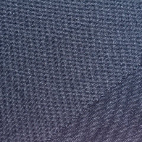 Blue Marl Piqué Knit, Polyester, 310 gsm