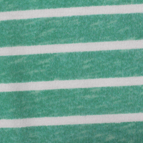 Green Horizontal-Stripe Knit, 205 gsm, 165 cm, ref EF-224211