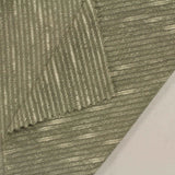 Green Vertical-Stripe Chunky Knit, Poly-Viscose — photo 2