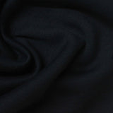 Brushed Cotton Polyester French Terry Fabric, 370 gsm, 160 cm — Black — photo 2