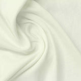 Cotton Stretch Rib Knit Fabric, 220 gsm, 170 cm — White — photo 2