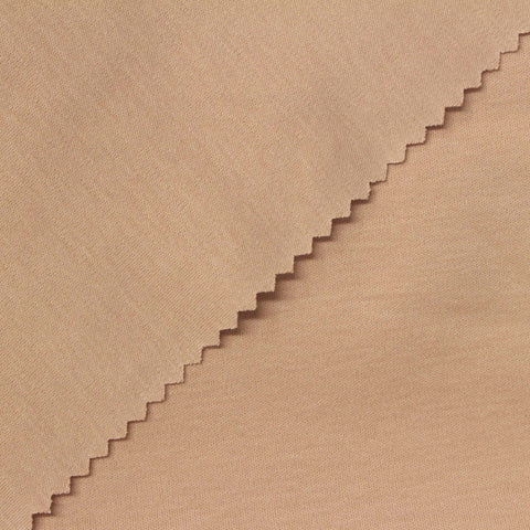 100% Cotton Interlock Knit Fabric, 200 gsm, 160 cm — Beige