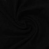Rib Knit Fabric, 400 gsm, 130 cm — Black — photo 2