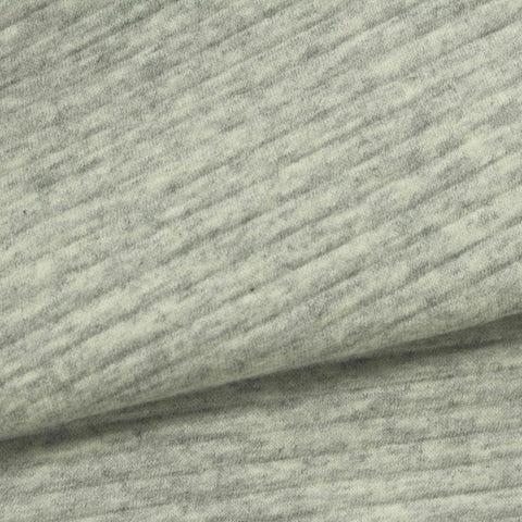 Light Grey Marl Jacquard, Poly-Cotton, 345 gsm