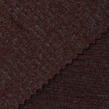 Dark Red Marl Interlock Knit, Polyester — photo 2