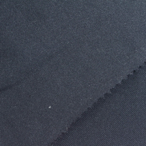 100% Polyester Scuba Knit Fabric, 260 gsm, 188 cm — Navy