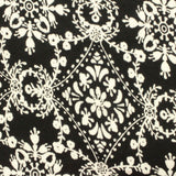 Printed 100% Viscose Knit Fabric, 150 gsm, 180 cm — Black — photo 2