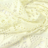 Polyester Stretch Knit Fabric, 120 gsm, 166 cm — Yellow — photo 2