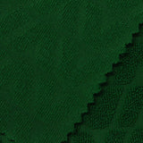Dark Green Geometric Jacquard, Polyester — photo 2