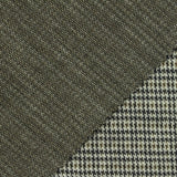 Black Fine-Houndstooth Interlock Knit, Polyester — photo 2