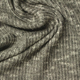 Dark Grey Marl Rib Knit, Viscose-Poly — photo 2