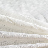 White Grid Jacquard, Polyester — photo 2