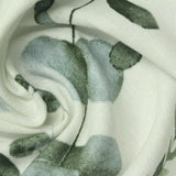 Green Leaves Woven, Viscose-Linen — photo 2