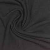 Viscose Stretch Rib Knit Fabric, 230 gsm, 170 cm — Black — photo 2