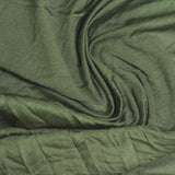 Olive Textured Milk Silk Knit, Polyester — photo 2