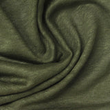Heather Green Marl Jersey Knit, Linen — photo 2