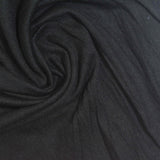 Viscose Stretch Jersey Knit Fabric, 200 gsm, 190 cm — Black — photo 2
