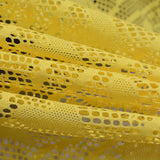 Yellow Openwork-Heart Jacquard, Polyester — photo 2