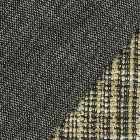 Black Marl Bouclé, Polyester, 265 gsm